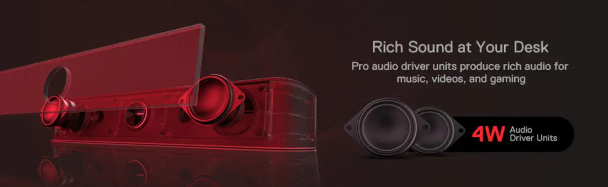 Redragon GS560 Adiemus RGB USB Desktop Soundbar