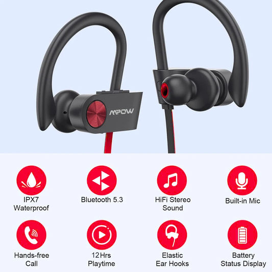 Mpow Flame IPX7 Waterproof Bluetooth Headphones