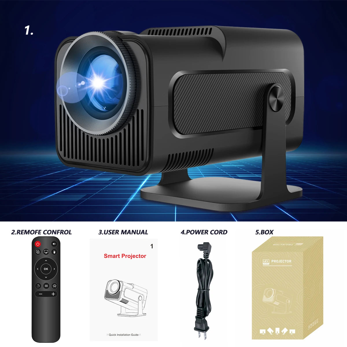 Magcubic 4K Android 11 Projector Native 1080P