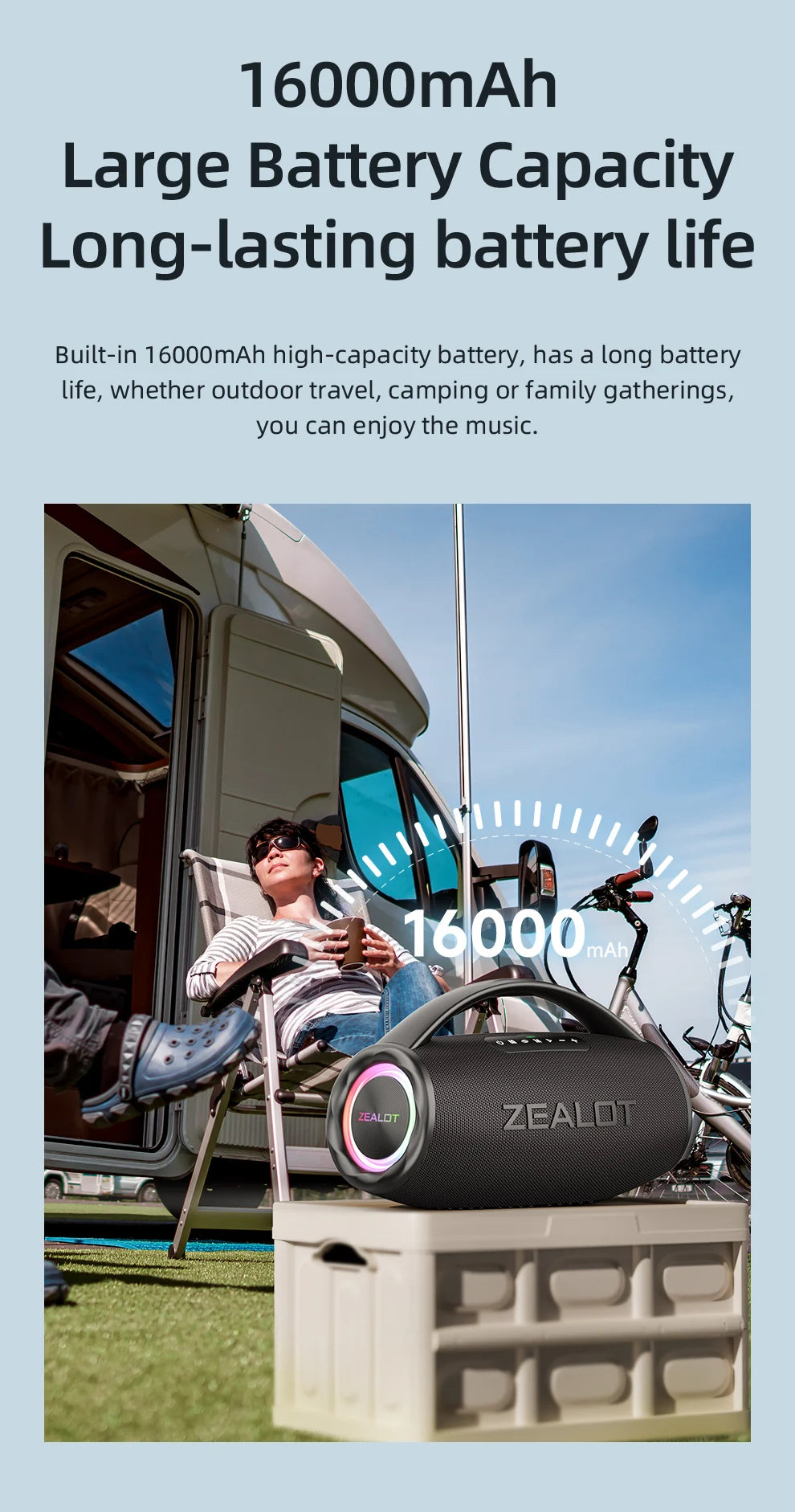 Zealot-S97 80W high power bluetooth speaker