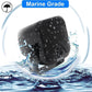 Herdio 4''  Waterproof Speaker Bluetoot Marine 100W Heavy Duty Boat Surface Mounted For Camper Skid Steer ATV UTV RZR Golf Cart