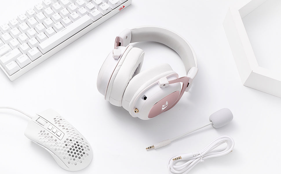 Redragon H510 Zeus White Wired Gaming Headset