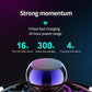Compact M3 Wireless Bluetooth Speaker - Steel Gun Design Heavy Bass Subwoofer for Outdoor Trips & Home Parties
