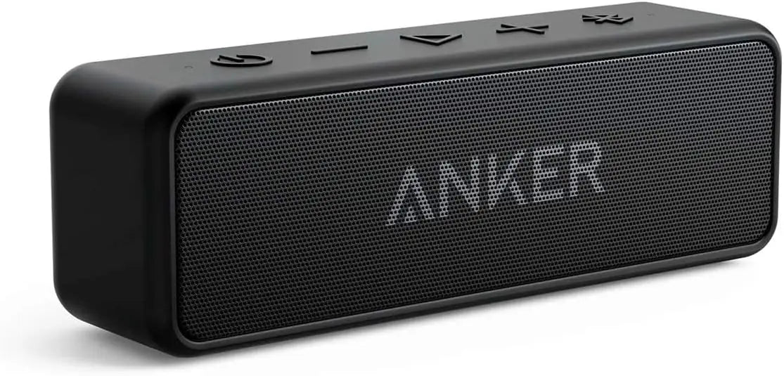 Anker Soundcore 2 Portable Bluetooth Speaker, Bluetooth 5, IPX7 Waterproof, 24-(Refurbished)