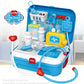 17pcs Kids Pretend Doctor Set Portable Backpack Medical Kit Doctor Toys Classic Role Play Game Toys for Children Gifts