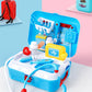 17pcs Kids Pretend Doctor Set Portable Backpack Medical Kit Doctor Toys Classic Role Play Game Toys for Children Gifts
