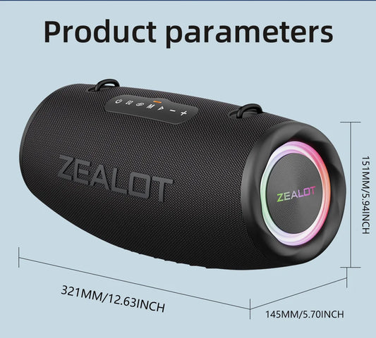 ZEALOT S87 Outdoor Portable Wireless Bluetooth Speaker
