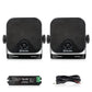 Herdio 4''  Waterproof Speaker Bluetoot Marine 100W Heavy Duty Boat Surface Mounted For Camper Skid Steer ATV UTV RZR Golf Cart