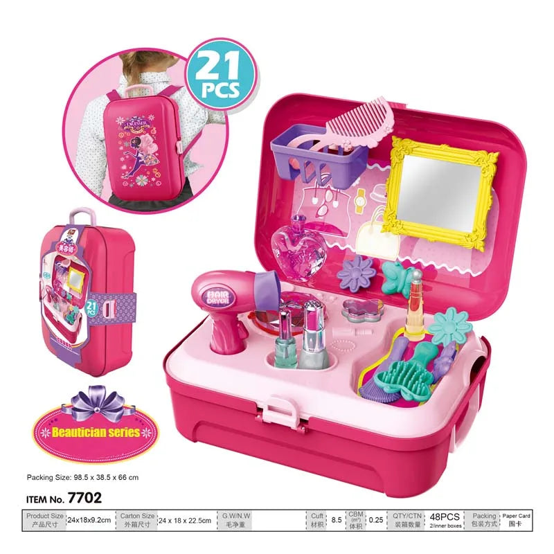 17pcs Kids Pretend Doctor Set Portable Backpack Medical Kit Doctor Toys Classic Role Play Game Toys for Children Gifts