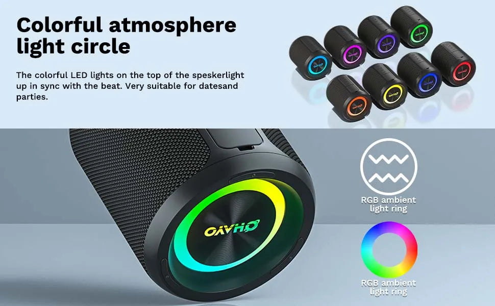 Ohayo X3 Upgraded Bluetooth Speaker